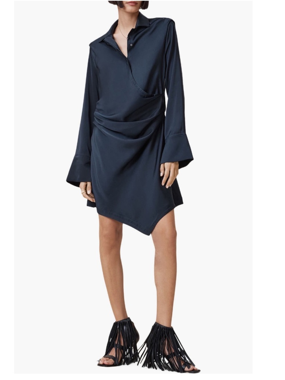 ALL SAINTS Tira Mini Dress, Collegiate Blue, US 12